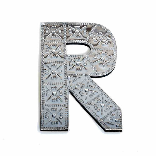 20cm Wooden & Aluminium Letter A