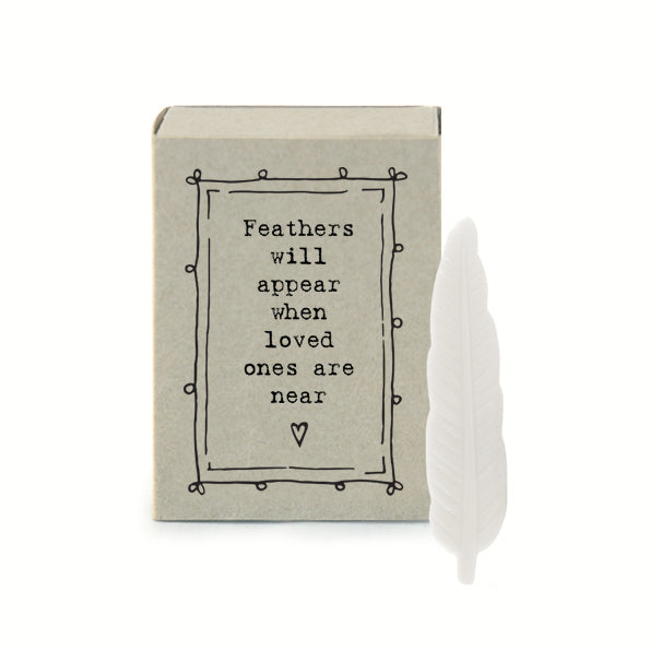 East of India Match Box - Feathers Will Appear 2