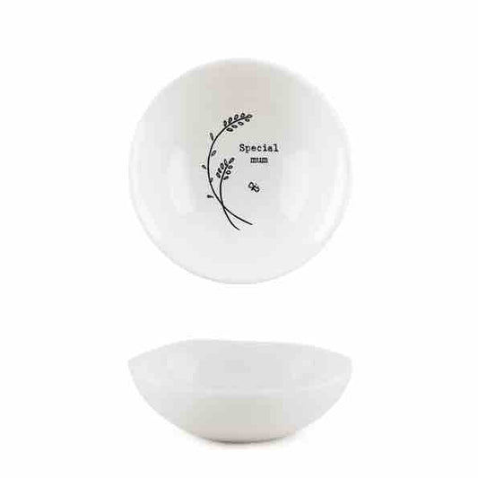 East of India 'Special Mum' Small Porcelain Bowl 2