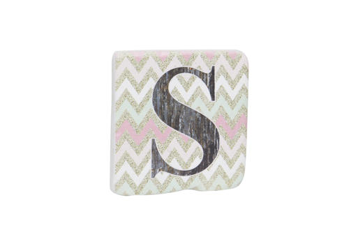 A-Z Alphabet Resin Coaster