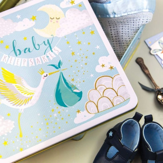 Large Keepsake Tin ? Baby Boy Keepsakes-1803