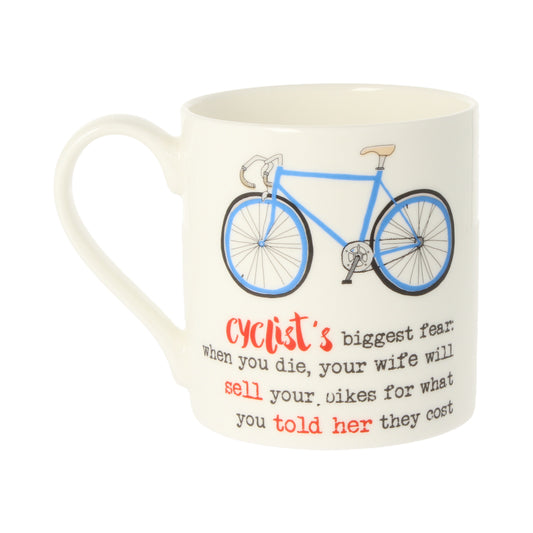 Dandelion Stationery Cyclists Biggest Fear Mug
