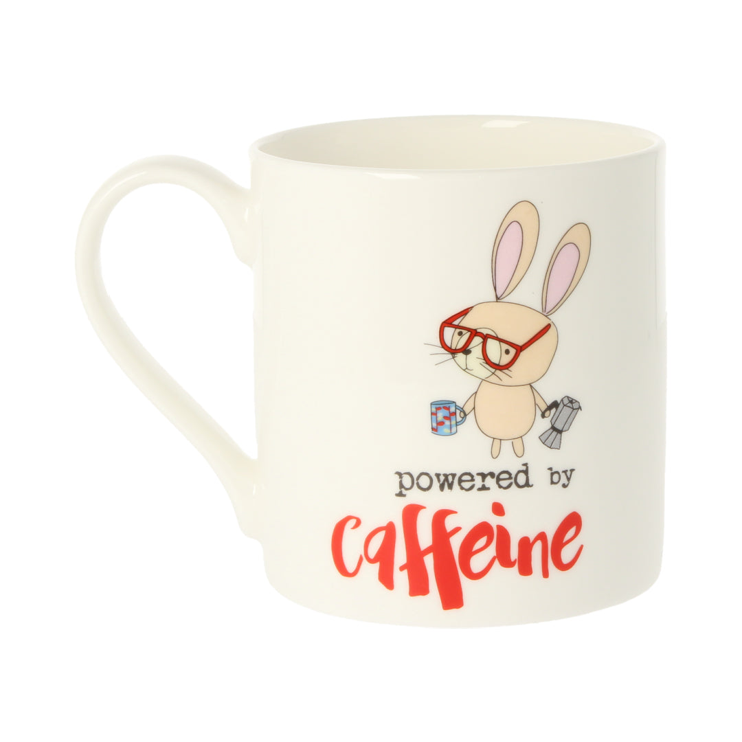 Dandelion Stationery Powered By Caffeine Mug
