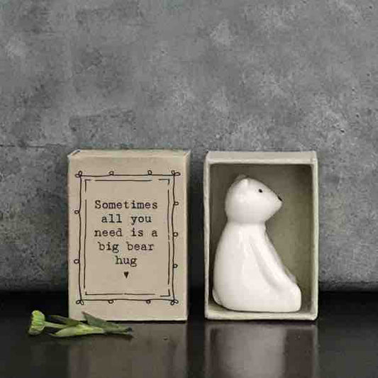 Matchbox Porcelain Bear In Box