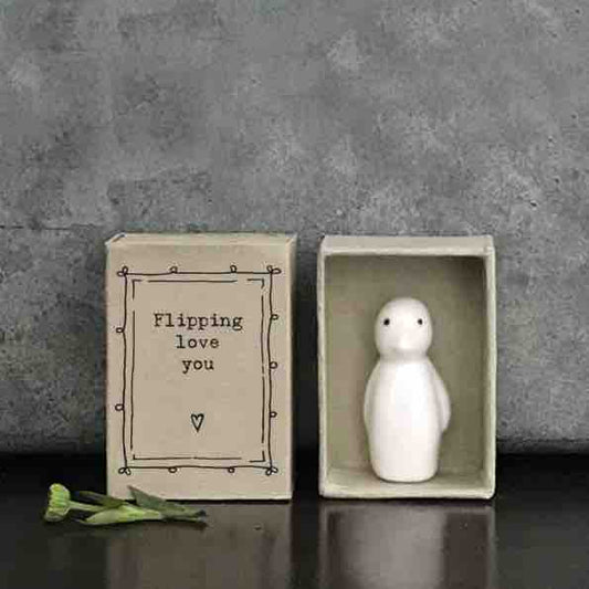Matchbox Porcelain Penguin In Box