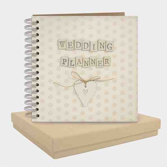 East of India Wedding Planner Pocket Book White