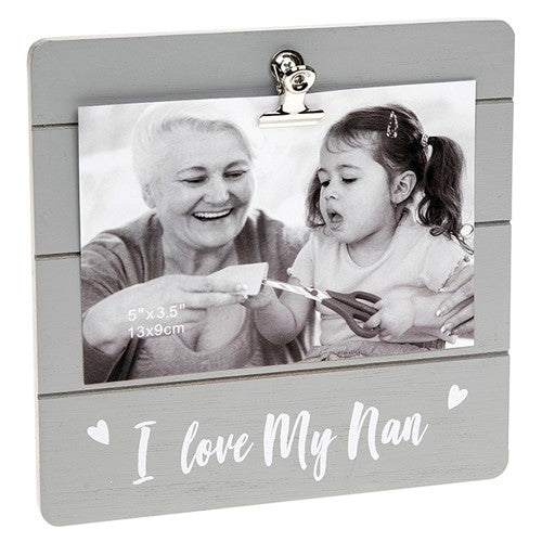 Nan Grey Cutie Clip Photo Frame
