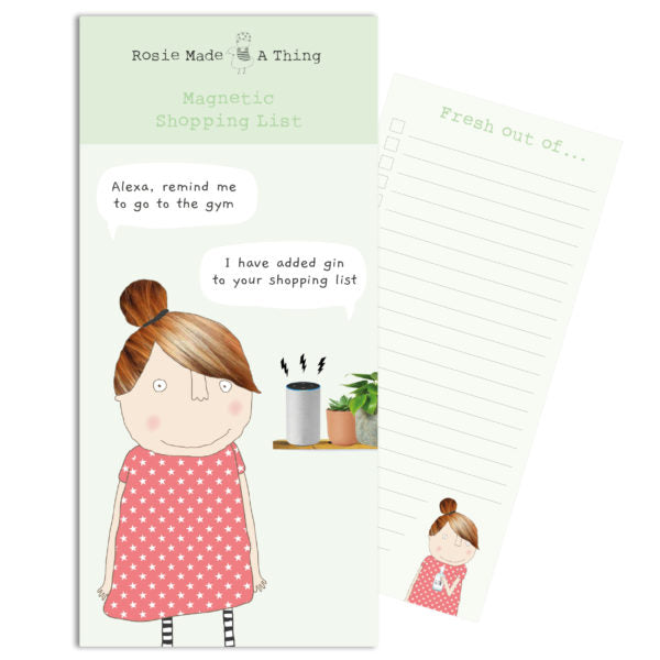 Alexa Gin Magnetic Shopping List