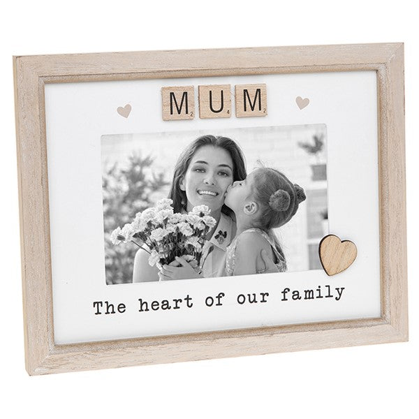 Mum Scrabble Sentiments Photo Frame
