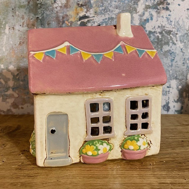 village-pottery-bunting-house-cream-tealight