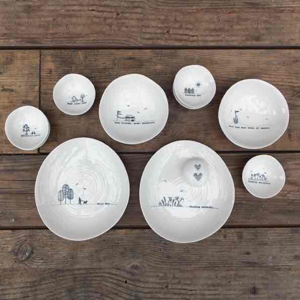 East of India Porcelain Trinket Dishs Lifestyle