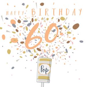 Happy Birthday Age Popper Card