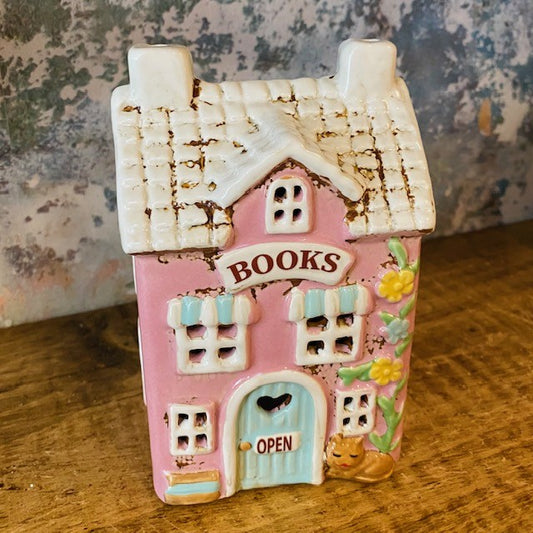 Village Pottery Book Shop Tealight