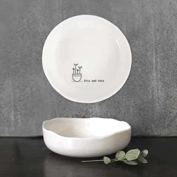 East of India Bits & Bobs Porcelain Trinket Dish