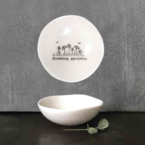 East of India Blooming Gorgeous Small Porcelain Bowl