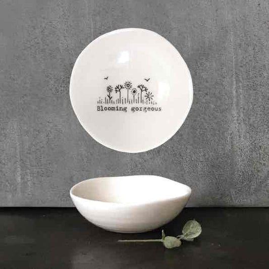 East of India Blooming Gorgeous Small Porcelain Bowl