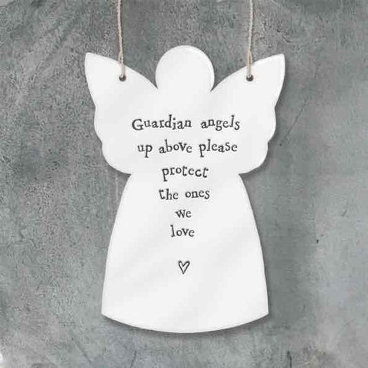 East of India Guardian Angels Porcelain Angel