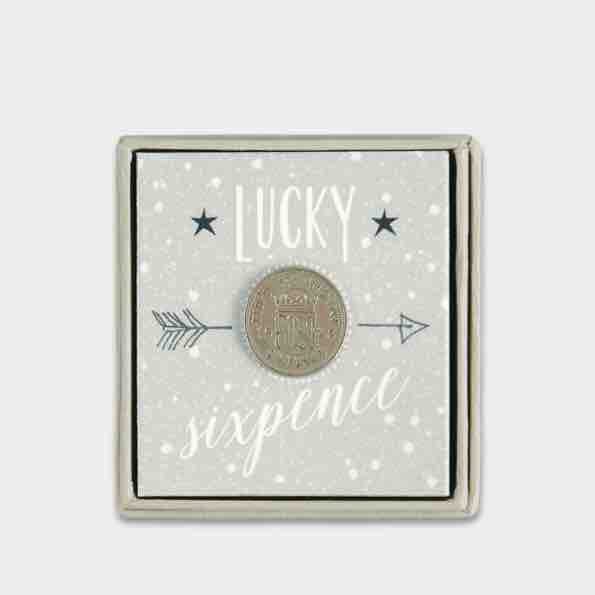 East of India Modern Lucky Sixpence