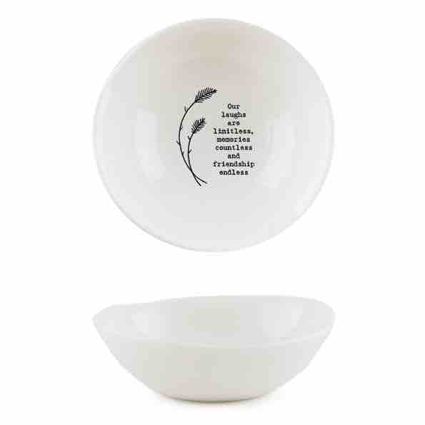 East of India 'Our Laughs' Medium Hedgerow Bowl