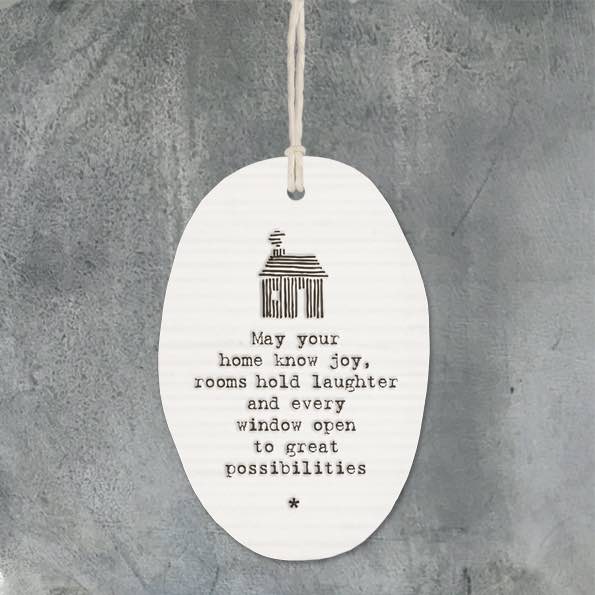 East of India Your Home Porcelain Oval
