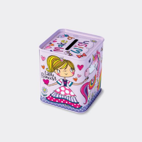 Money Tin Make a Wish Little Princess