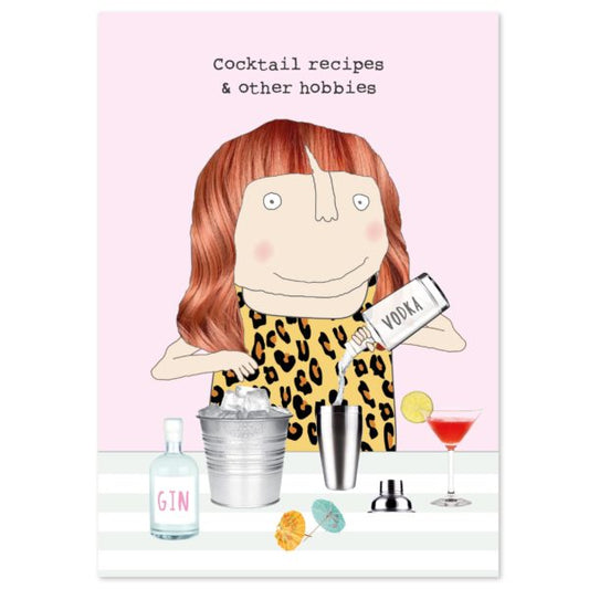 A6 Notebook - Cocktail Recipes Notepad