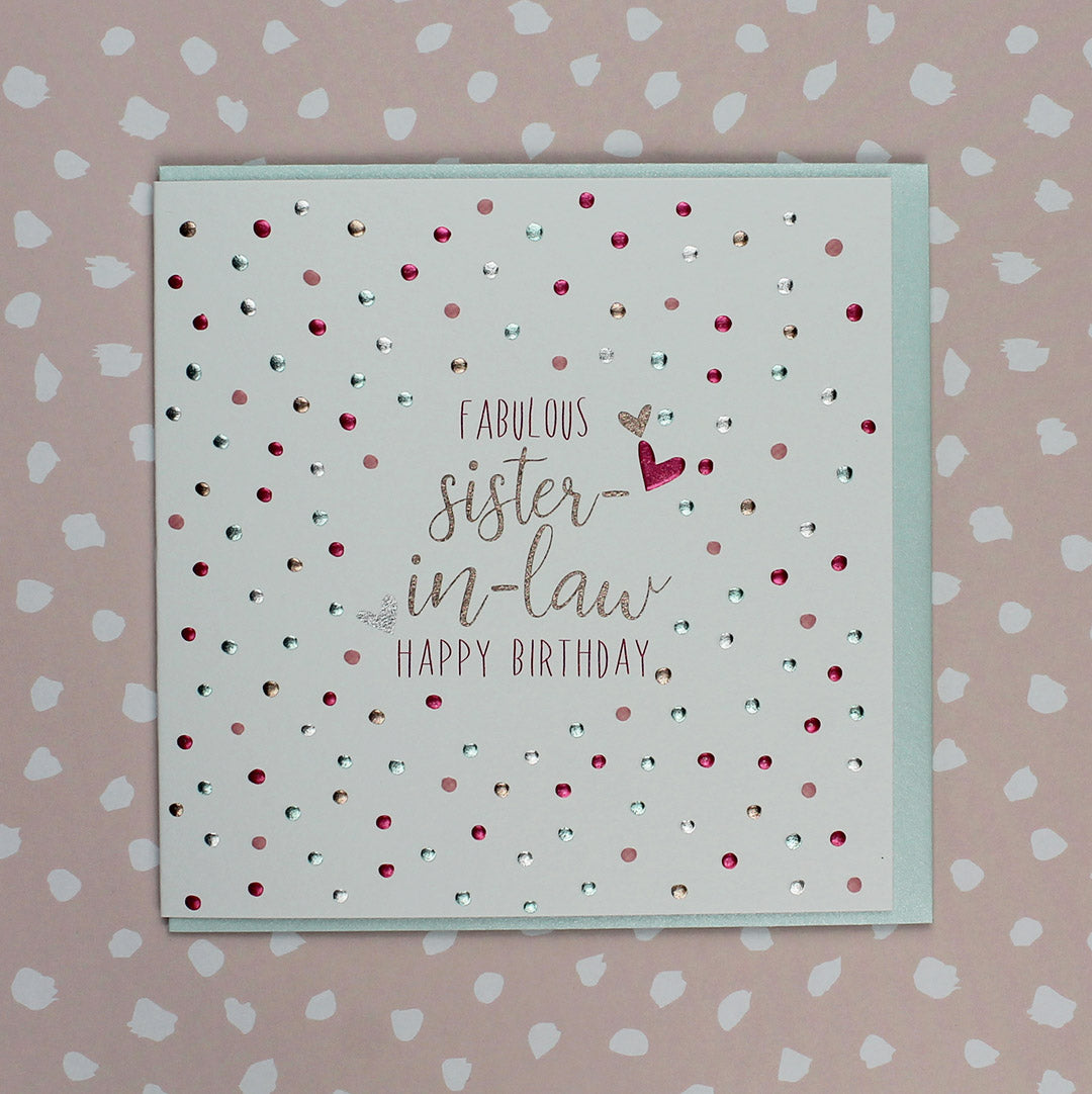 Molly Mae Card Sister in Law Happy Birthday