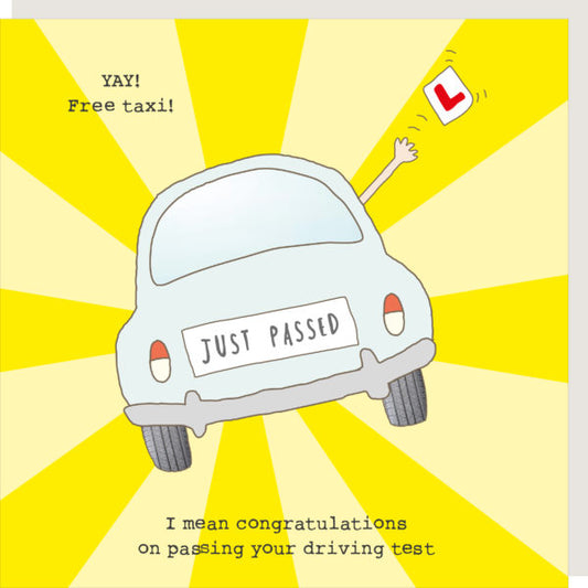 Rosie Made a Thing Card - Driving Test