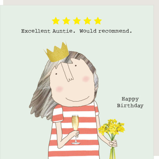 Rosie Made a Thing Card - Five Star Auntie