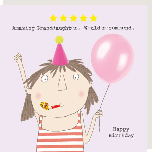 Rosie Made a Thing Card - Five Star Granddaughter