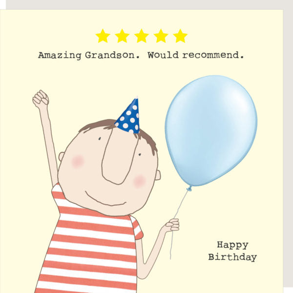 Rosie Made a Thing Card - Five Star Grandson