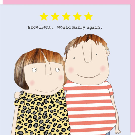 Rosie Made a Thing Card - Five Star Love