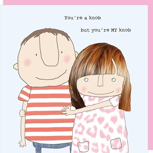 Rosie Made a Thing Card - My Knob