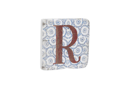 A-Z Alphabet Resin Coaster