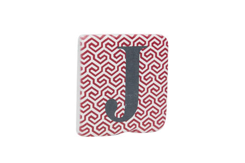 A-Z Alphabet Resin Coaster