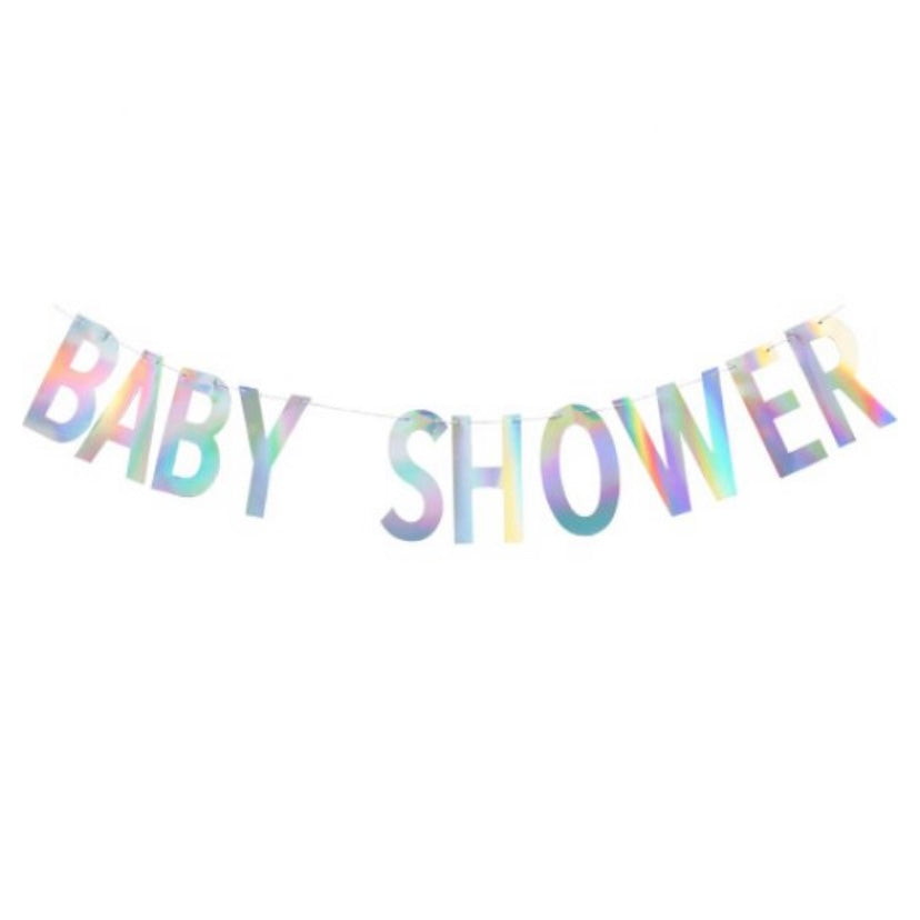 baby-shower-iridescent-banner