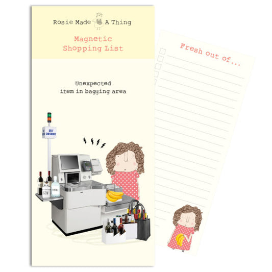 Bagging Area Magnetic Shopping List