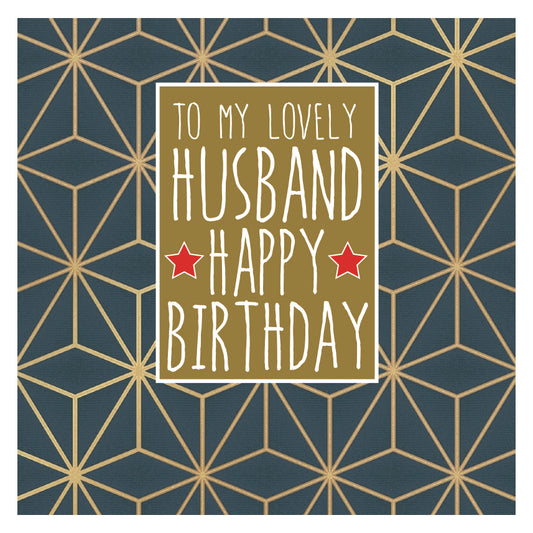 Husband Happy Birthday Card