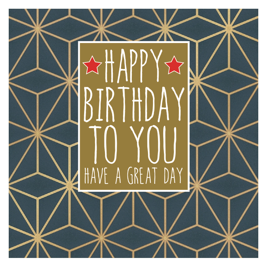 Happy Birthday To You Card