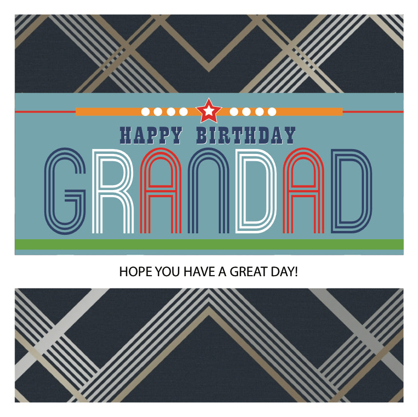 Grandad Happy Birthday Card