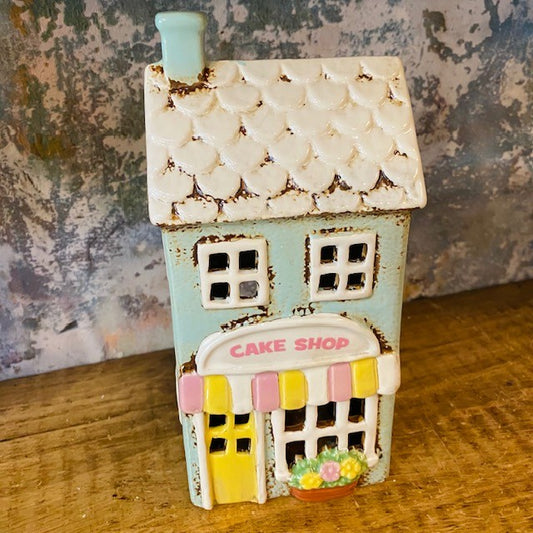 Village Pottery Cake Shop Tealight