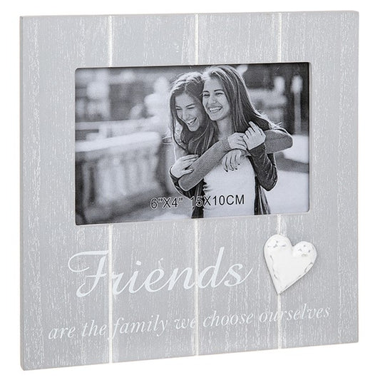 Cool Grey Frame with Heart Friends