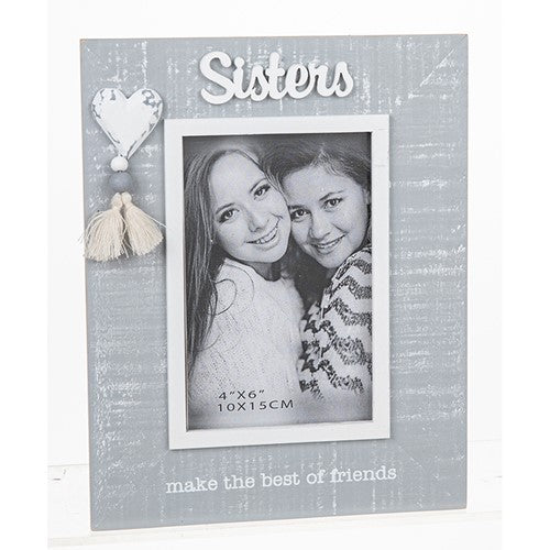 Cool Grey Tassel Frame Sister