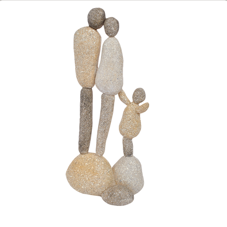 couple-with-child-pebble-ornament