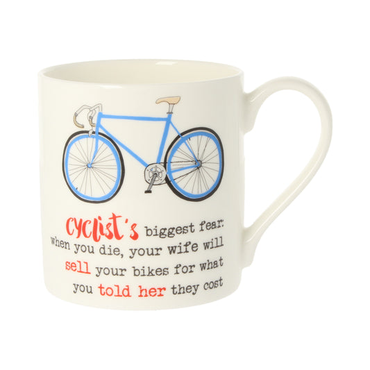 Dandelion Stationery Cyclists Biggest Fear Mug