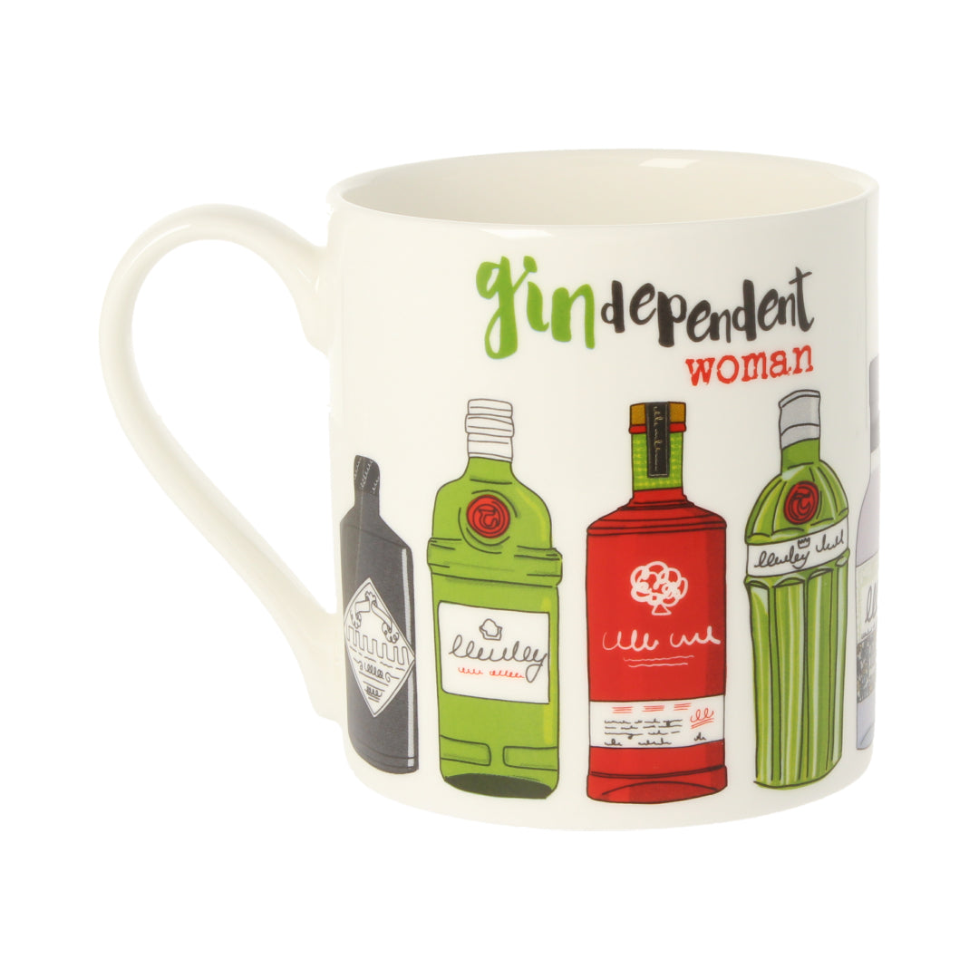 Dandelion Stationery Gin Dependent Woman Mug