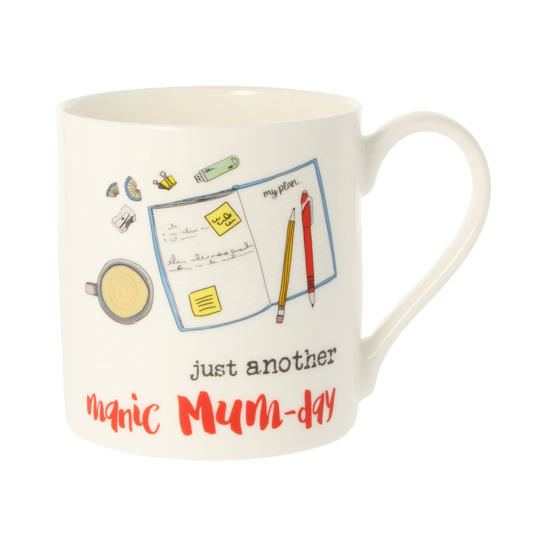 Dandelion Stationery Manic Mum day Mug