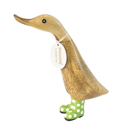 green-spotty-natural-welly-duckling