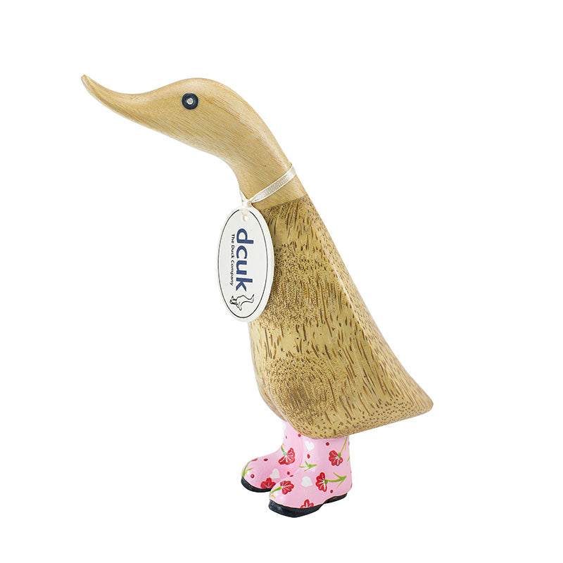 pink-floral-natural-welly-duckling
