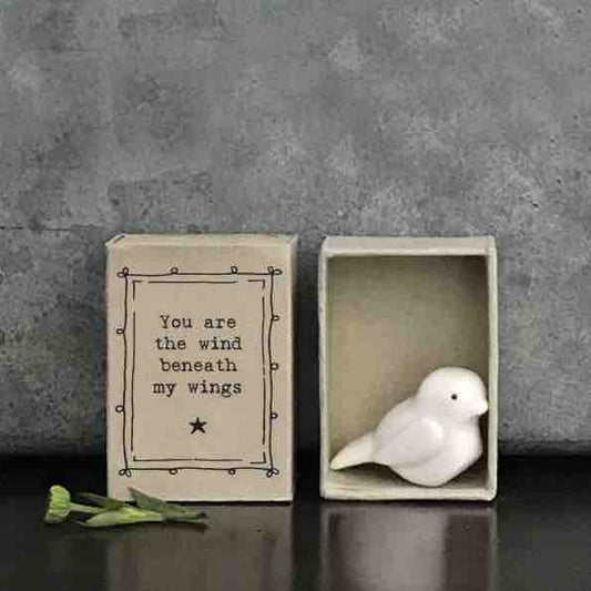 Matchbox Porcelain Bird In Box